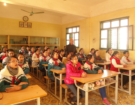 Xã Dạ Trạch Bảo tồn nghệ thuật hát Trống quân qua trường học